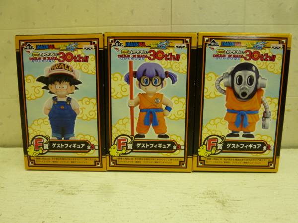653　ドラゴンボール30th　ゲストフィギュア　全3種セット
