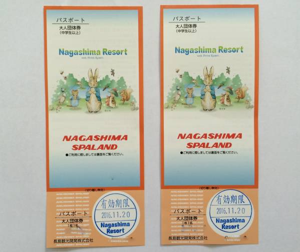 ナガシマスパーランド パスポート券 通信販売