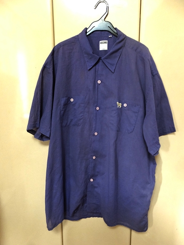 モスキーノMOSCHINO♪大きいサイズ３L♪刺繍付シャツ♪