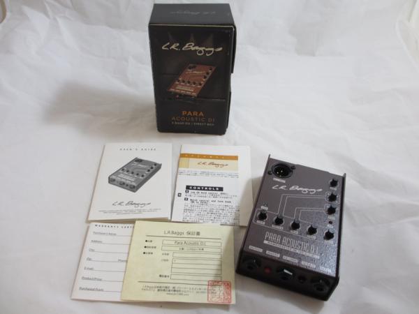 極美品1円]L.R. BAGGS PARA ACOUSTIC DI アコギ用プリアンプ 箱