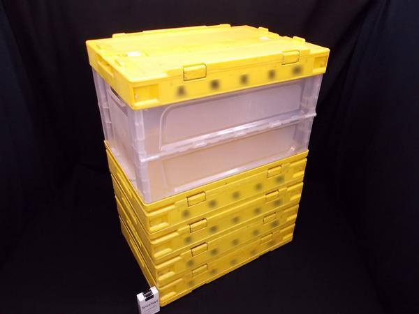 東仲Ck316 折り畳みコンテナ サンテナ オリコン 折コン 5枚 52L