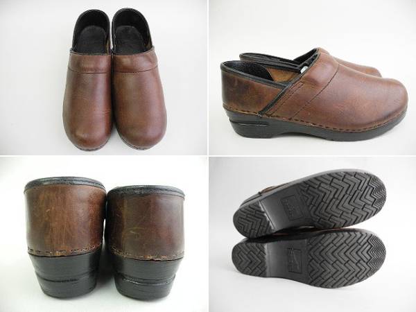 ■DANSKOダンスコ プロフェッショナル濃茶39(24.5cm)/本革レザー