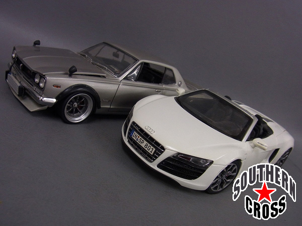 京商/キョウショウ アウディ スカイライン 2000GT-R/2点セット