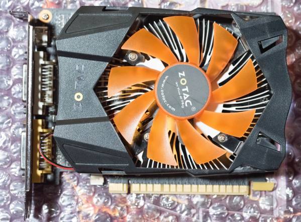 ZOTAC Nvidia GTX750 1GB 動作未確認　ジャンク