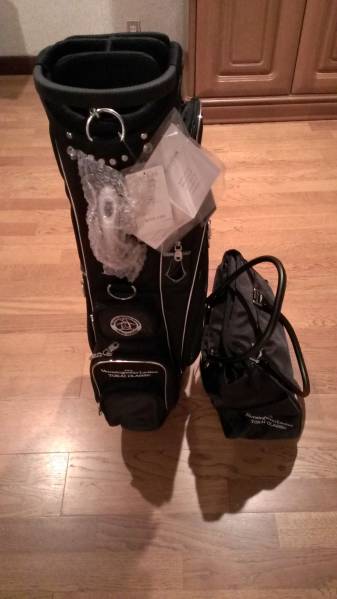 新品　マンシング　キャディバッグ　横峯さくらサイン付