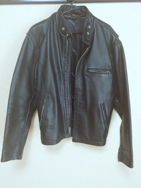 schott ライダース 牛革