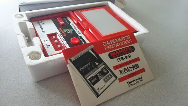 ☆ ゲームウォッチ ☆パノラマスクリーン マリオズ ボンアウェイ 携帯