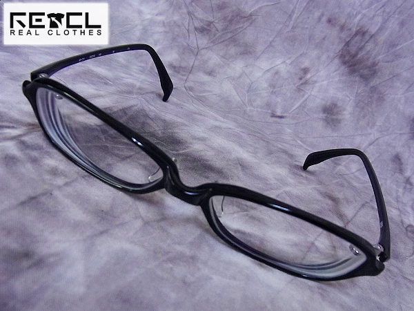 999.9/フォーナインズ フルリム 眼鏡/メガネフレーム 黒 NP-711