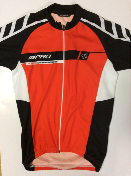 Mサイズ 美品 デマルキ pro 半袖ジャージ レッド