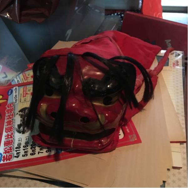 獅子舞獅子頭現状中古品