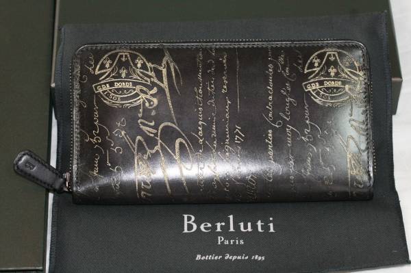 ☆ベルルッティ Berluti 長財布 ITAUBA 完璧ダブルスタンプ
