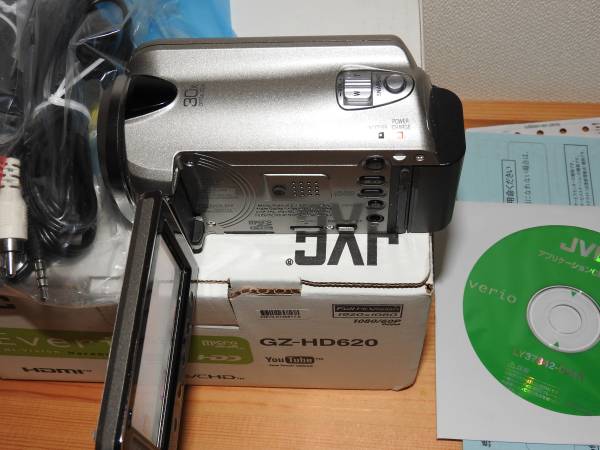 JVC Everio GZ-HD620 HDD 120GB ビデオカメラ 付属品完備