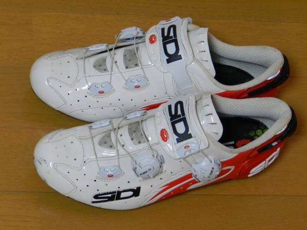 SIDI WIRE 白/赤 EUR41.5 国内正規品 中古品