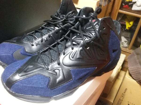 NIKE LEBRON XI EXT DENIM acronym jordan 1 og banned 12 5 6 7