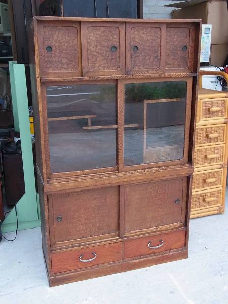美術品・アンティーク・コレクション 時代小箪笥 欅材 天然木