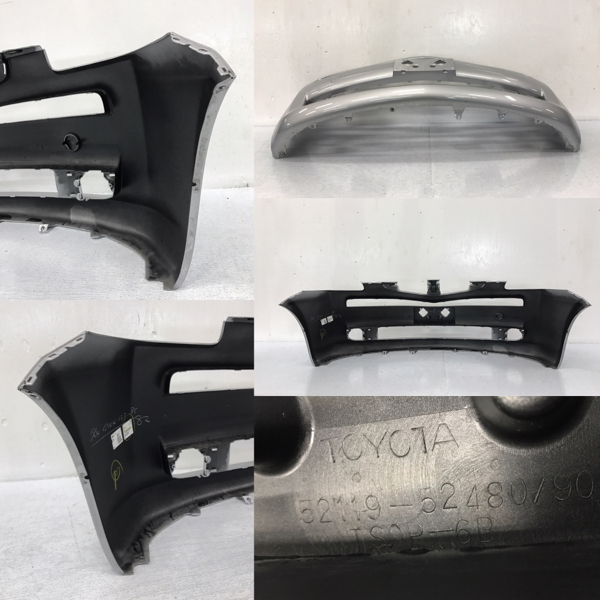 ◇NCP100 ラクティス 純正 フロントバンパー シルバー ラクティス