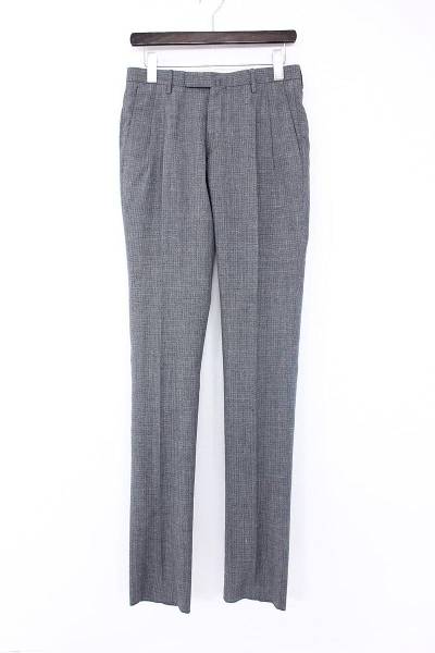 ボリオリ/WEAR ミニチェック柄2プリーツパンツ【99】