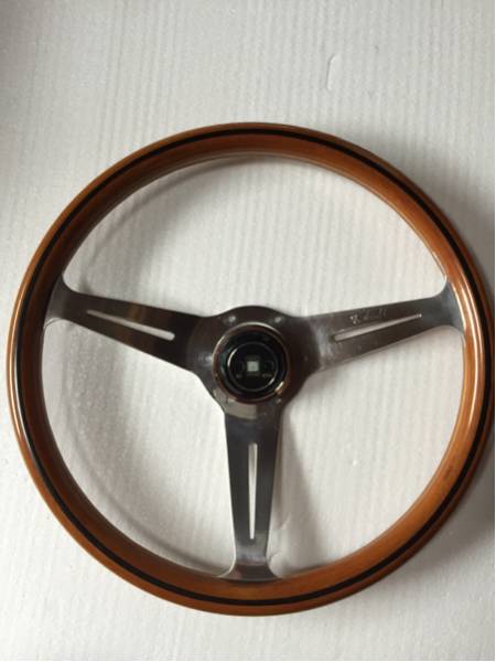 ◎当時物◎NARDI クラシック 37cm ナルディ ウッド ステアリング 当時