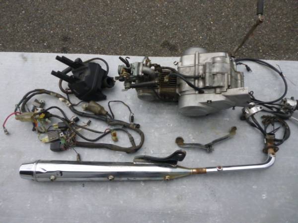 おまけ付C50カブ12V純正エンジン配線一式スーパーカブＡA01 HA02