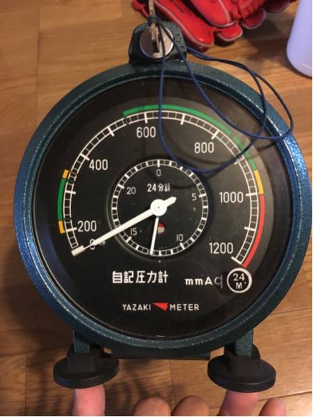 YAZAKI 自記圧力計 自記圧力計 ER12-24M YAZAKI 0-5 直営 良品 YAZAKI 自記圧力計 自記圧力計 ER12-24M YAZAKI 0-5 直営 良品