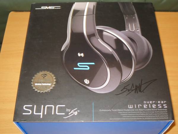 ☆SMS Audio SYNC by 50 ワイヤレス ヘッドホン shadow black