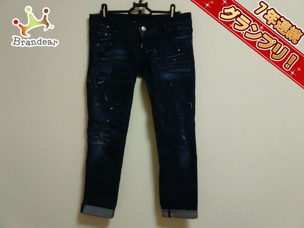 ディースクエアード ジーンズ 38 レディース ネイビー DSQUARED2