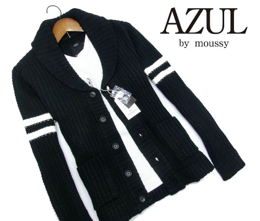 J045新品▼ アズール バイ マウジー ニット カーディガン M