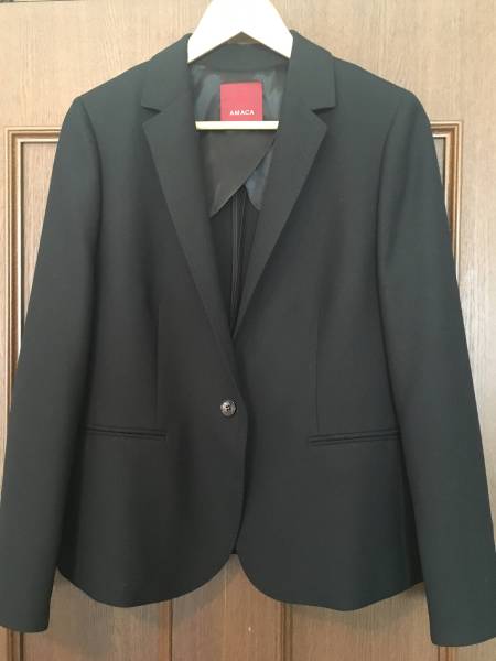 三陽商会『アマカ』今季秋物新作 ネイビーシングルジャケット