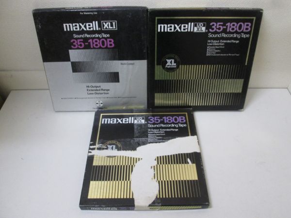 u374/3.2/オープンリールテープx3/Maxell10号メタルリール 35-18