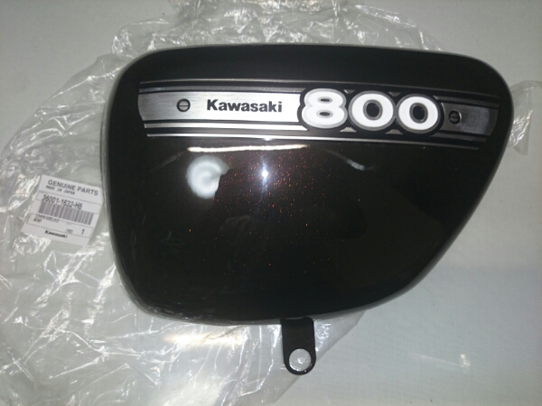 専用 装飾品セット カワサキW800 16yファイナルエディション サイドカバー エボニー