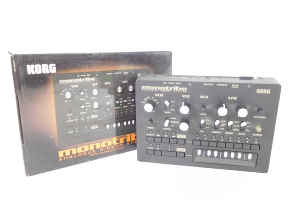 中古 コルグ monotribe アナログ シンセサイザー 黒 K2083832