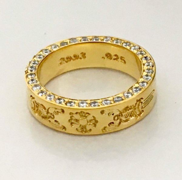 クロムハーツ/スペーサー/ダガーリング/22号 22K/パヴェ お取扱いは
