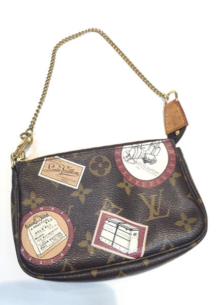 ルイヴィトン VUITTON LOUIS ポーチ 美品 モノグラム Louis LV