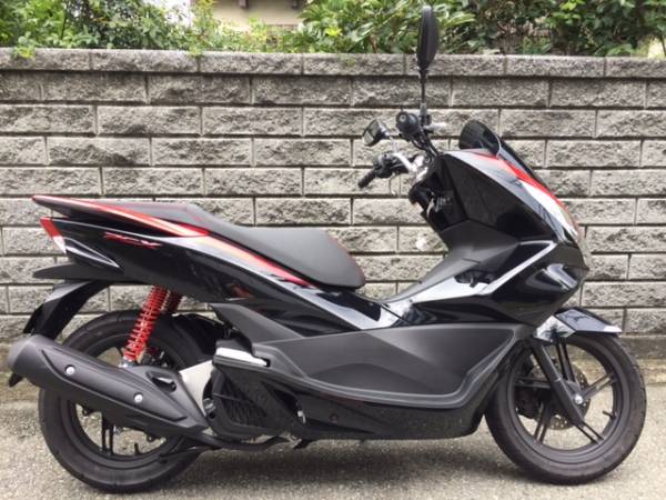 ◎◎ワンオーナー車！走行1568km！書類、鍵付 実動PCX125 JF56！
