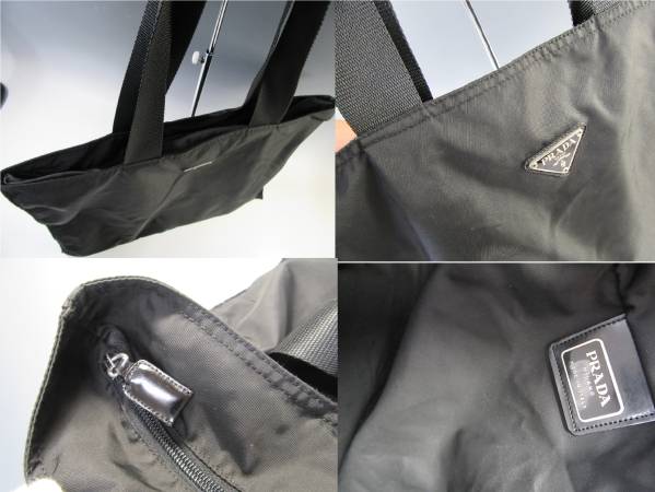 ☆PRADA プラダ☆ナイロントート 黒 ふ かばん、バッグ 【公式通販】