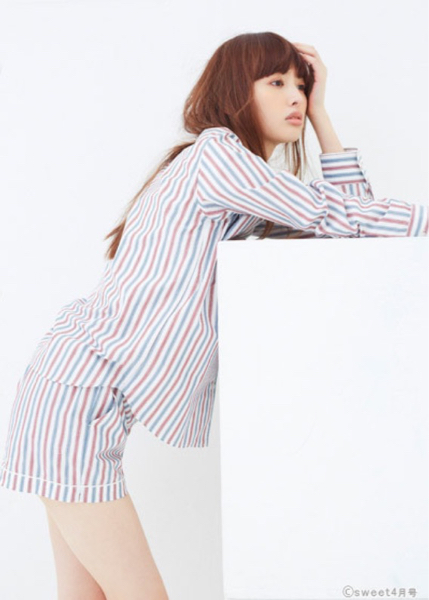 新品 ジェラートピケ ストライプシャツ ルームウェア パジャマ