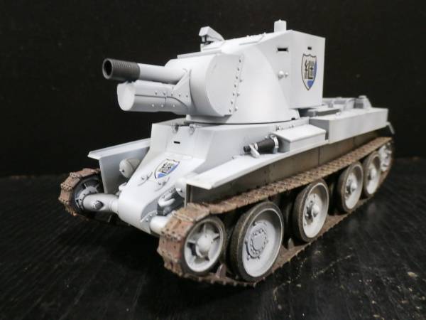 [模型完成品]1/35 フィンランド BT-42 ガルパン 継続高校仕様