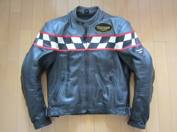 TRIUMPH】 レザージャケット プロテクター付 トライアンフ メーカー