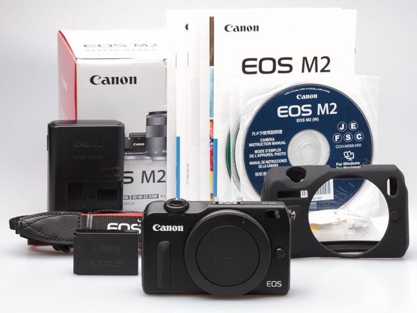キヤノン Canon EOS M2 ボディ☆良上品【元箱＋オマケ付】