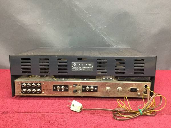 TRIO W-46K 通電確認のみ JUNKです TRIO W-46K 真空管アンプ 部品どりに