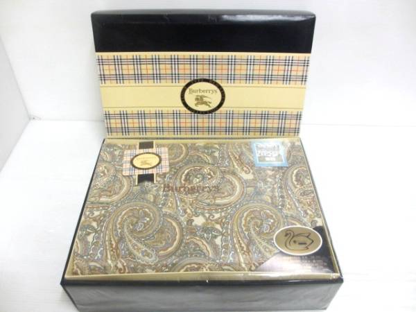♣【ネ4】BURBERRY　バーバリー　羽毛肌掛けふとん　ブルー BB4050 必見！【Burberryバーバリー シングル羽毛肌掛け布団 西川】 ♧ネ
