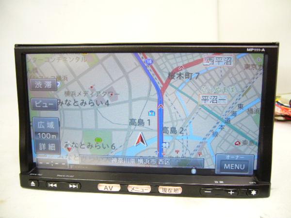 @日産純正 MP111-A メモリーナビ SDカード/MP3/WMA/Bluetooth