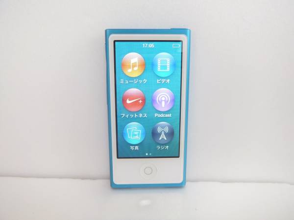nano ブルー 16GB 第7世代 iPod Apple - 青色 MD477J アップルiPod 