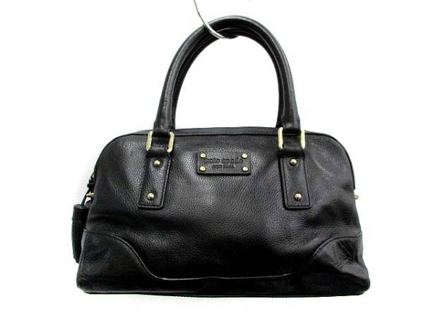 ケイトスペード KATE SPADE バック ハンド レザー フリンジ 黒