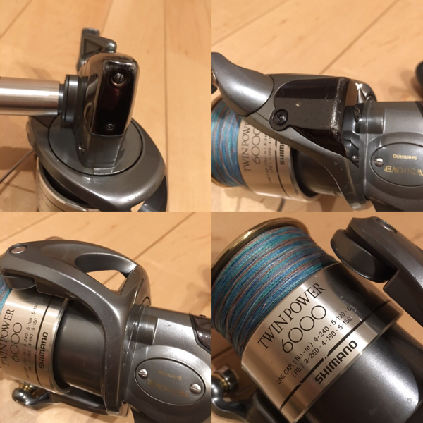 シマノ ツインパワー6000 中古 02 ツインパワー 6000 HG ジャンク品