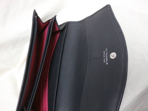 新品箱付★ルタヌア 本革長財布 黒★LE TANNEUR ウォレット