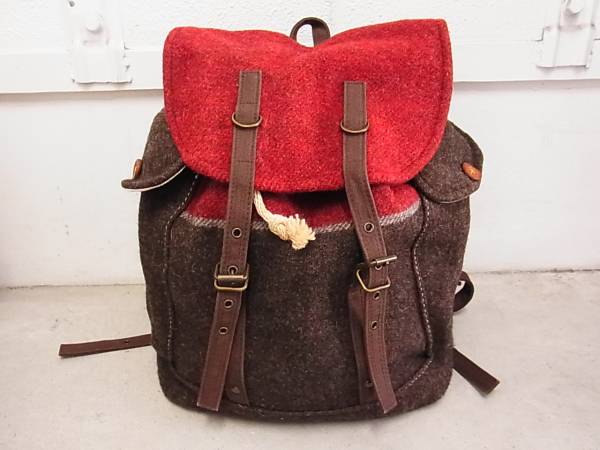 日本製★45rpm フォーティーファイブ 大型ウールリュック 鞄