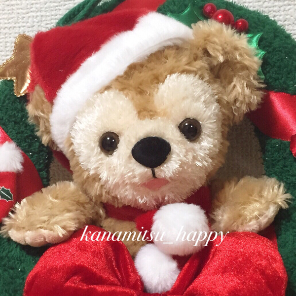 ダッフィー クリスマス リース 2007 タグ絵本付きオープンマウス