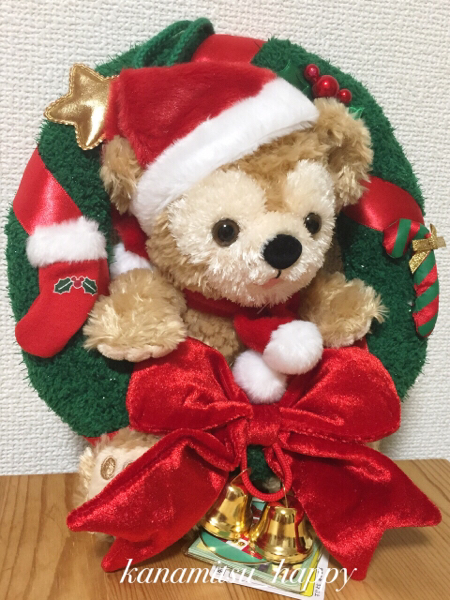 ダッフィー クリスマス リース 2007 タグ絵本付きオープンマウス