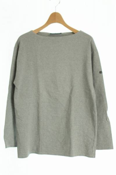 セントジェームス Tシャツ カットソー 長袖 コットン 38 グレー